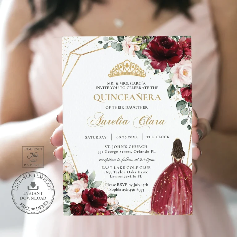 10 Best Quinceanera Invitations for 2024: Elegant Designs to Celebrate