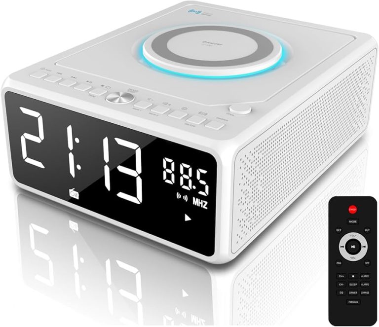 10 Best MP3 Alarm Clocks with Wireless Charging for 2024