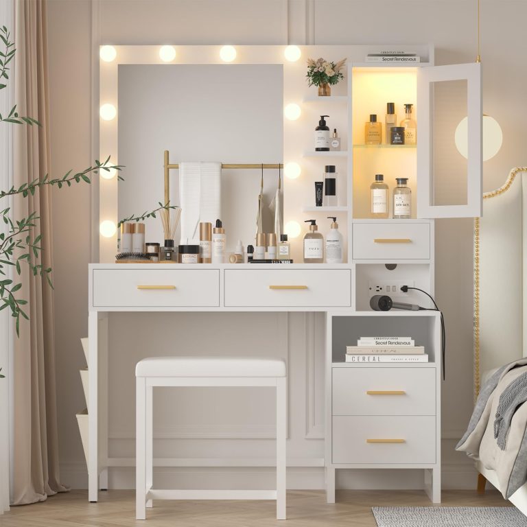 Best Vanity With Chair: Top Picks for Your 2024 Makeup Space